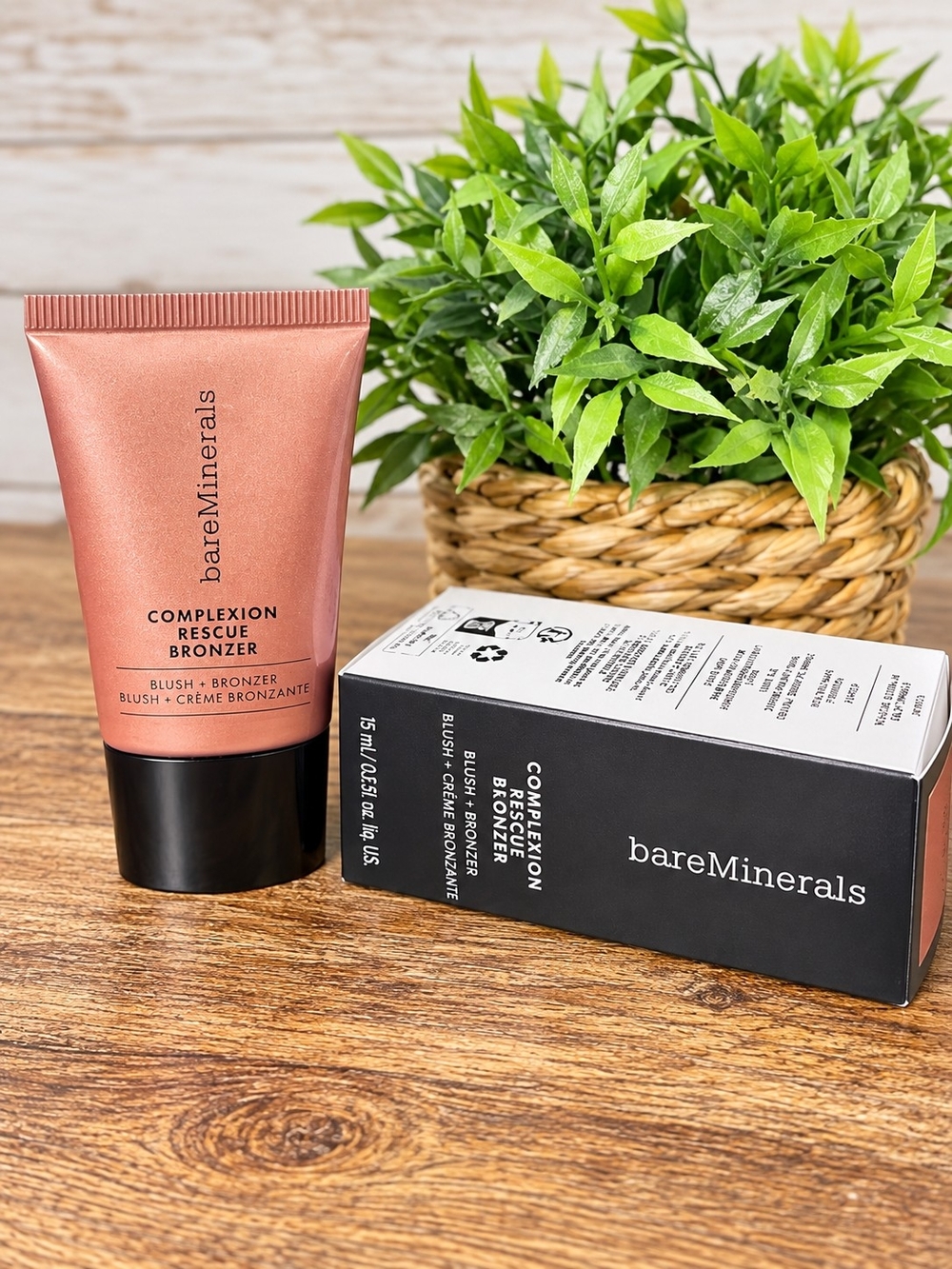New bareMinerals Complexion Rescue Bronzer - Kiss Of Pink - 15ml Tube, 0.5oz